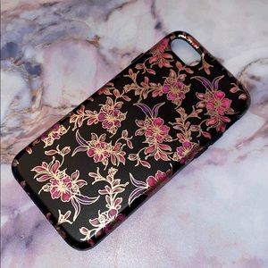 Velvet Caviar Midnight Floral Rose Gold iPhone 7